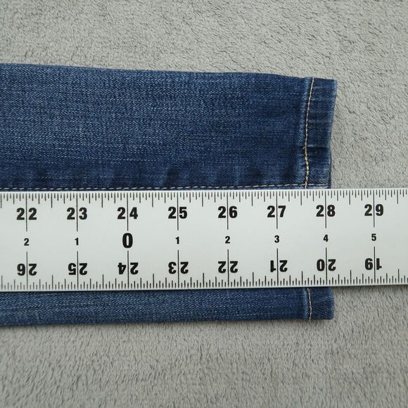 Adriano Goldschmied AG Women's 26R Low-Rise Legging Ankle 28" Inseam Distressed - Picture 3 of 15